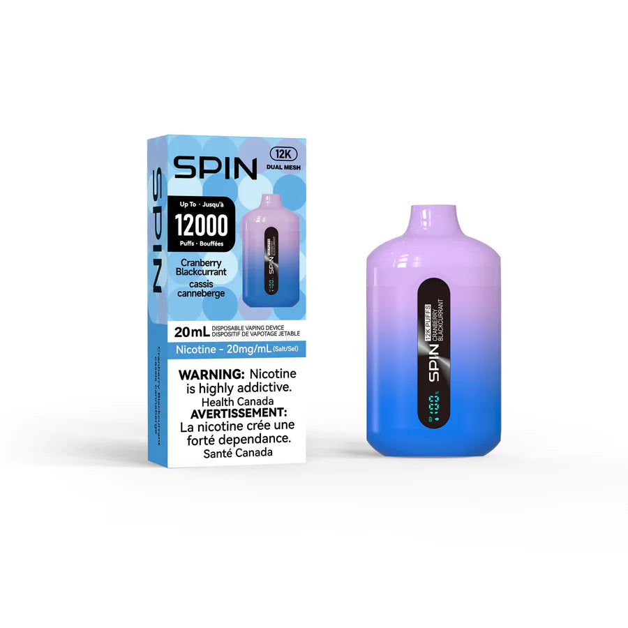 SPIN 12000 CRANBERRY BLACKCURRANT