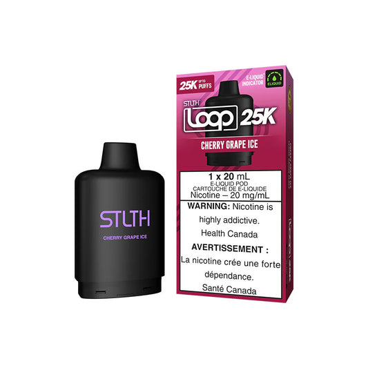 STLTH loop 25K Cherry Grape Ice