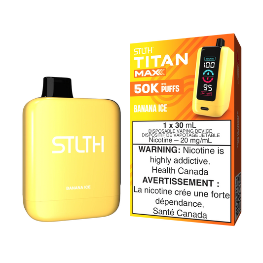 STLTH TITAN MAX 50K BANANA ICE