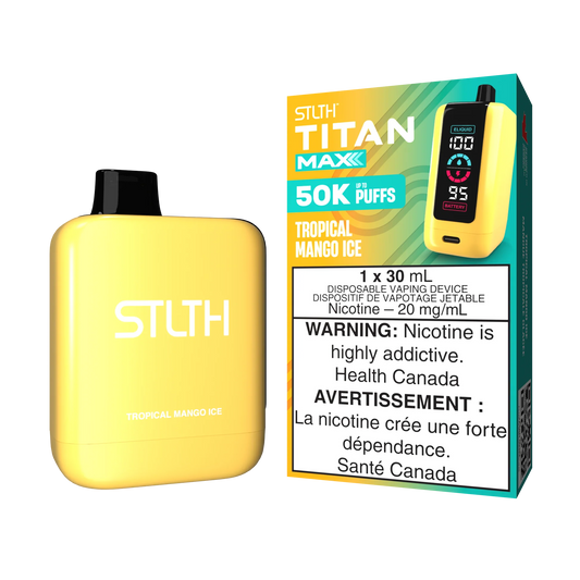 STLTH TITAN MAX 50k Tropical mango ice