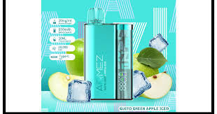 AIRMEZ MARS GUSTON GREEN APPLE ICED 20000