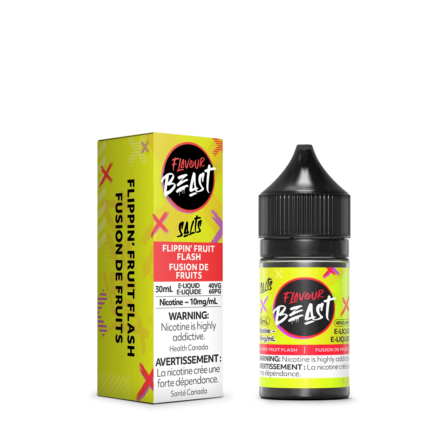 FLAVOUR BEAST ELIQUID FLIPPIN FRUIT FLASH 10mg 30ml