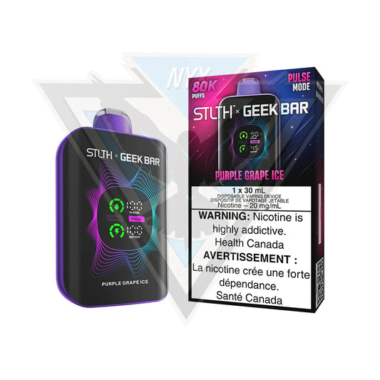 STLTH x GEEK BAR 80K PURPLE GRAPE ICE